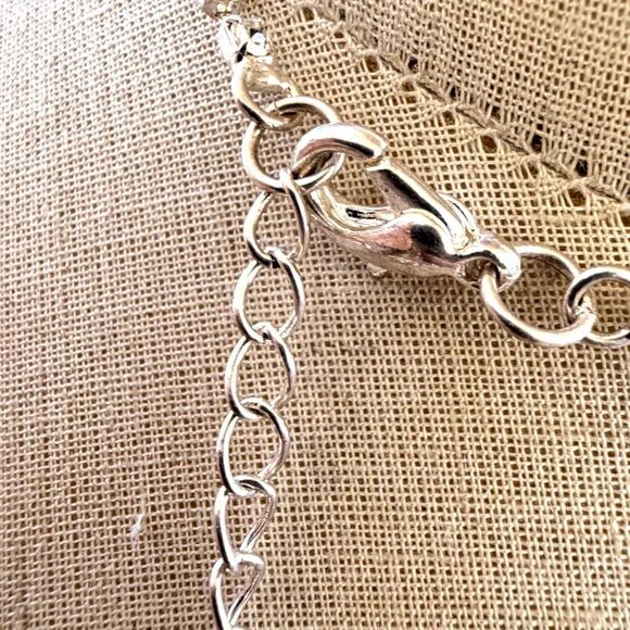 Christina Collection  Red Rhinestone Y-Drop Necklace - Picture 4 of 9